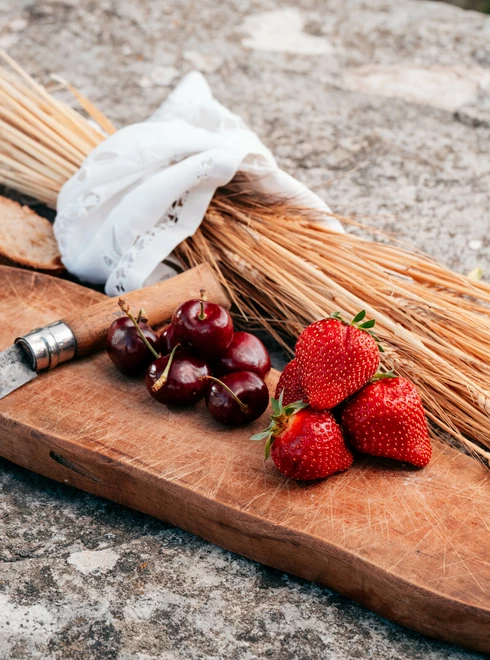Fraises et cerises du Ventoux  © O'Brien