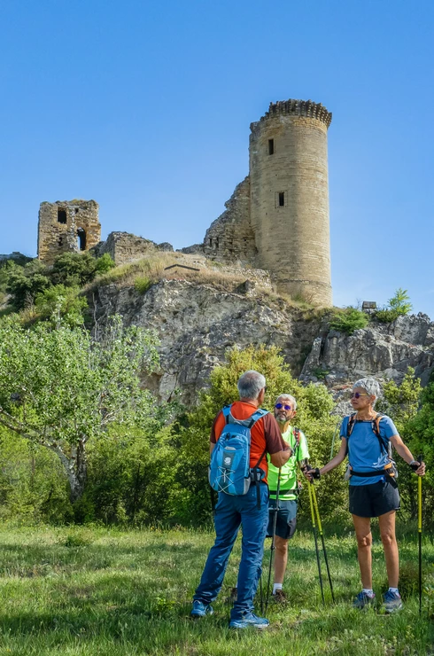 Randonnée au château de l'Hers  © Planque