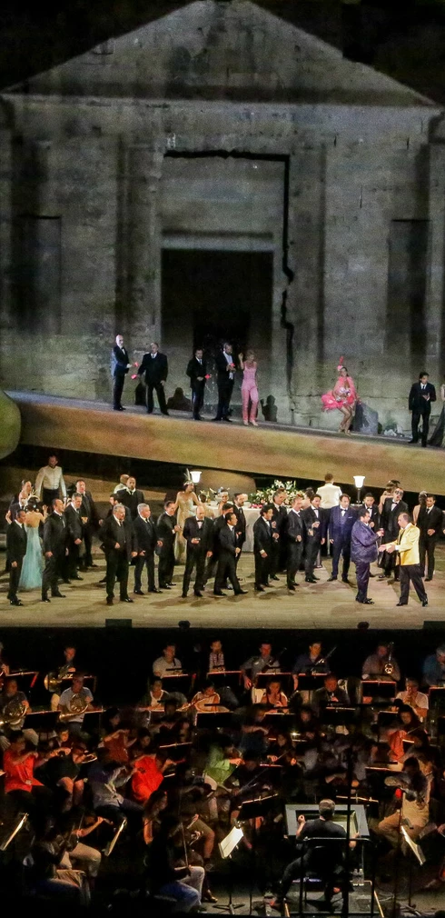 Spectacle aux Chorégies d'Orange  © Hocquel