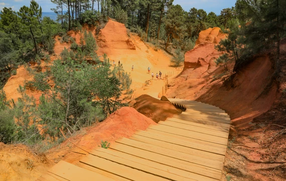 Sentier des ocres à Roussillon  © Hocquel
